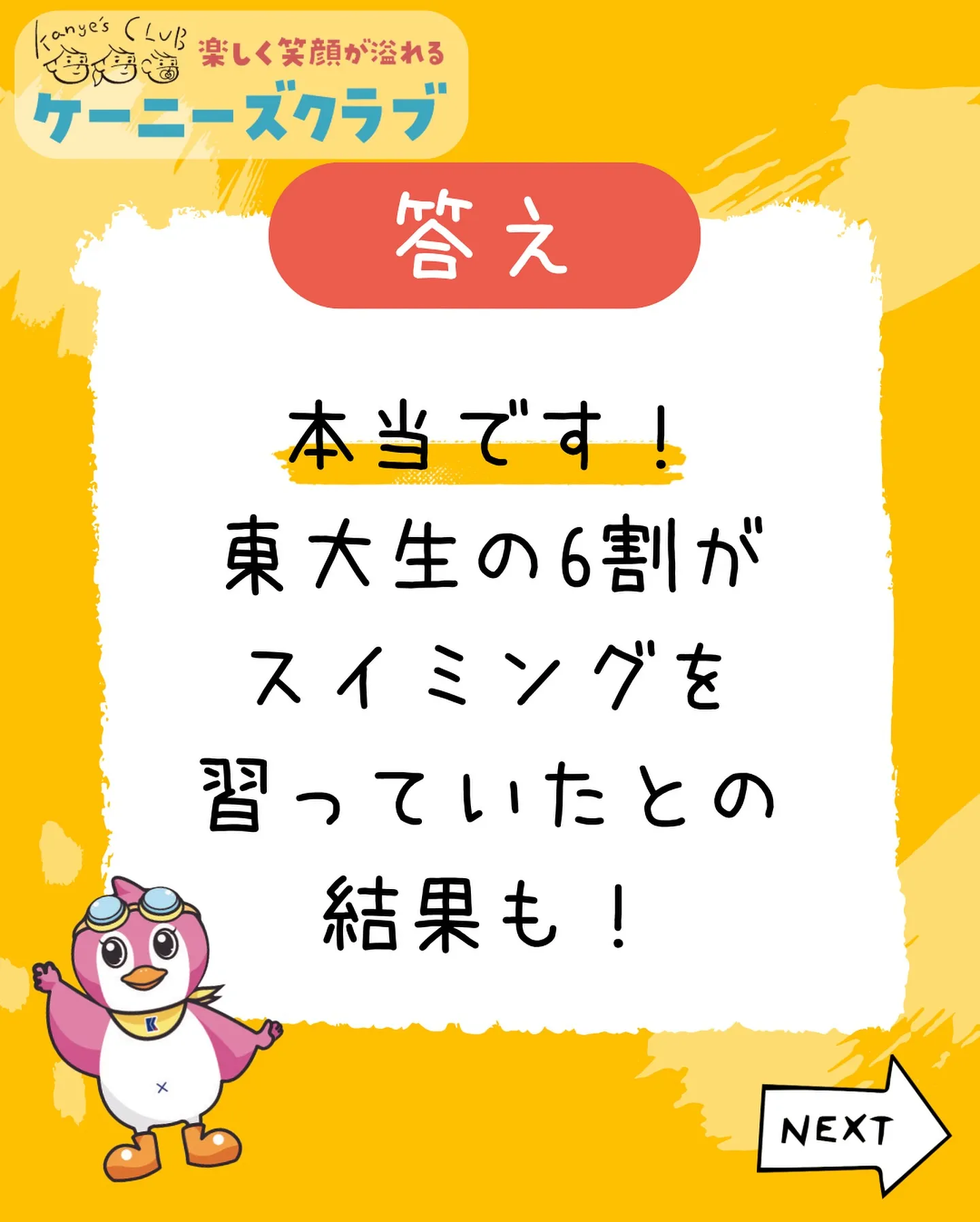 \ 水泳に関する疑問にお答え！ /